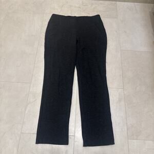 Chico's Small (0.5) Pants Charcoal Gray Fabulously Slimming Flat Front Stretch